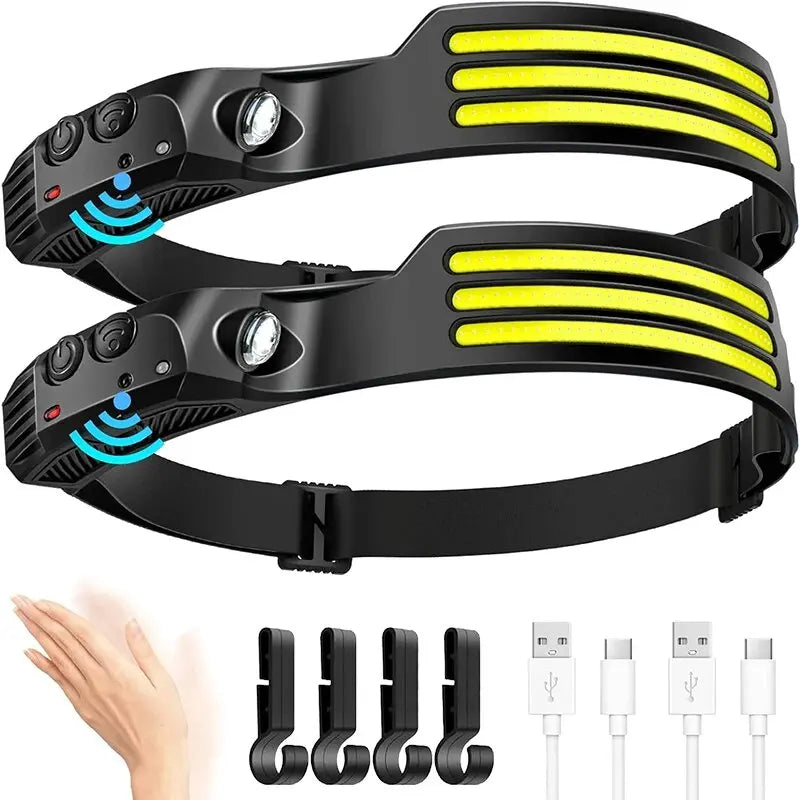 Linterna Frontal LED COB